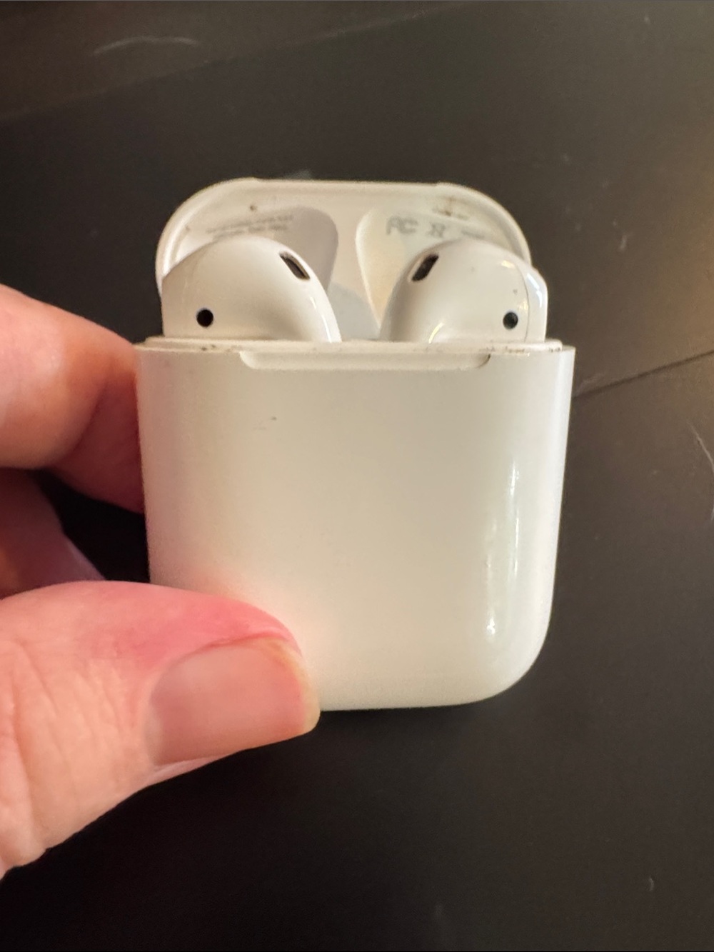 Apple White Earbuds and Charging Case - White